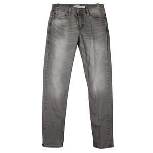 Signature by‎ Levi Strauss Co S#& Slim Jeans Women's W30XL32 Gray Mid Rise